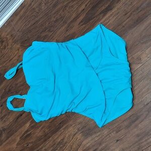 Love your Assets by Sarah Blakely Spanx - Size Large Teal Swimsuit